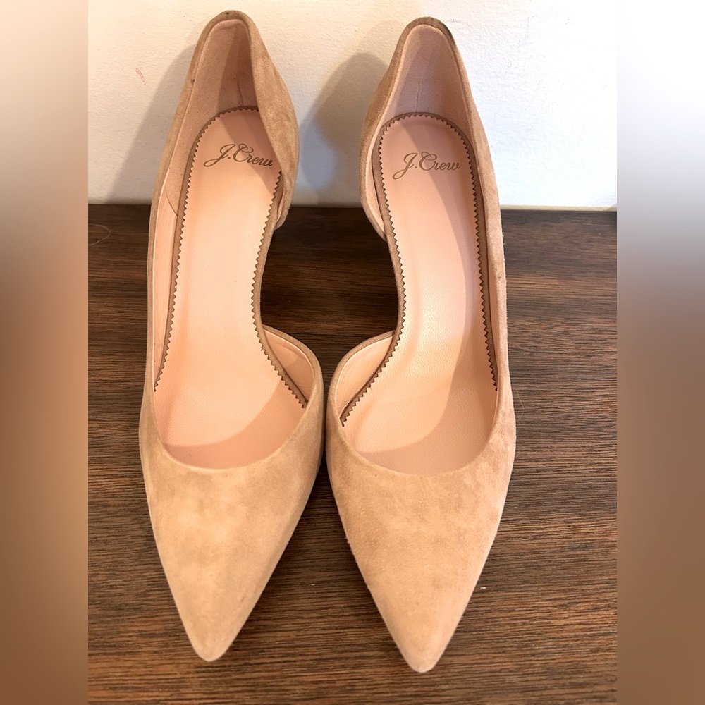 Jcrew, Suede, Lucie Pump, Size 7, made in Italy